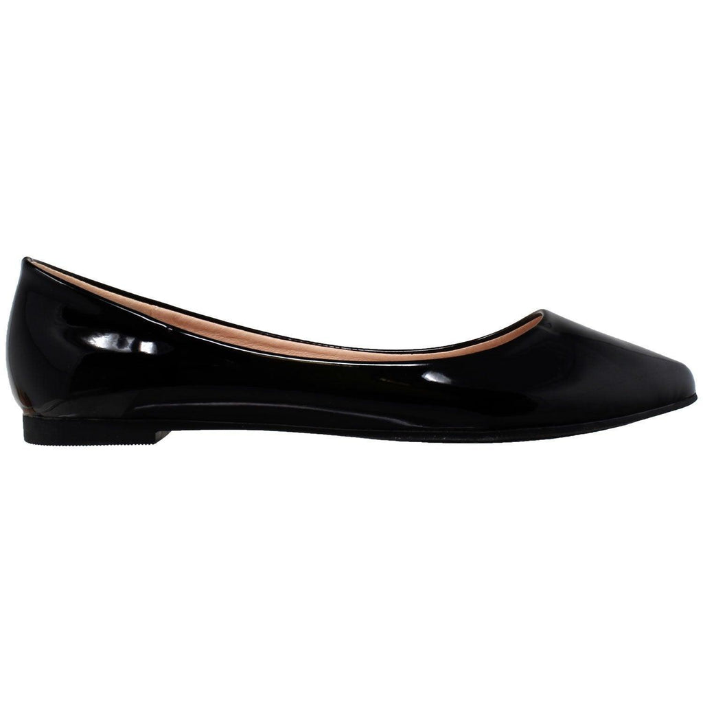 Women's Shoes - Flats Womens Patent Leather Pointed Toe Ballet Flats Shoes