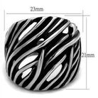 Woven epoxy rings for men in a unique design with measurements of 23mm x 21mm for a stylish look